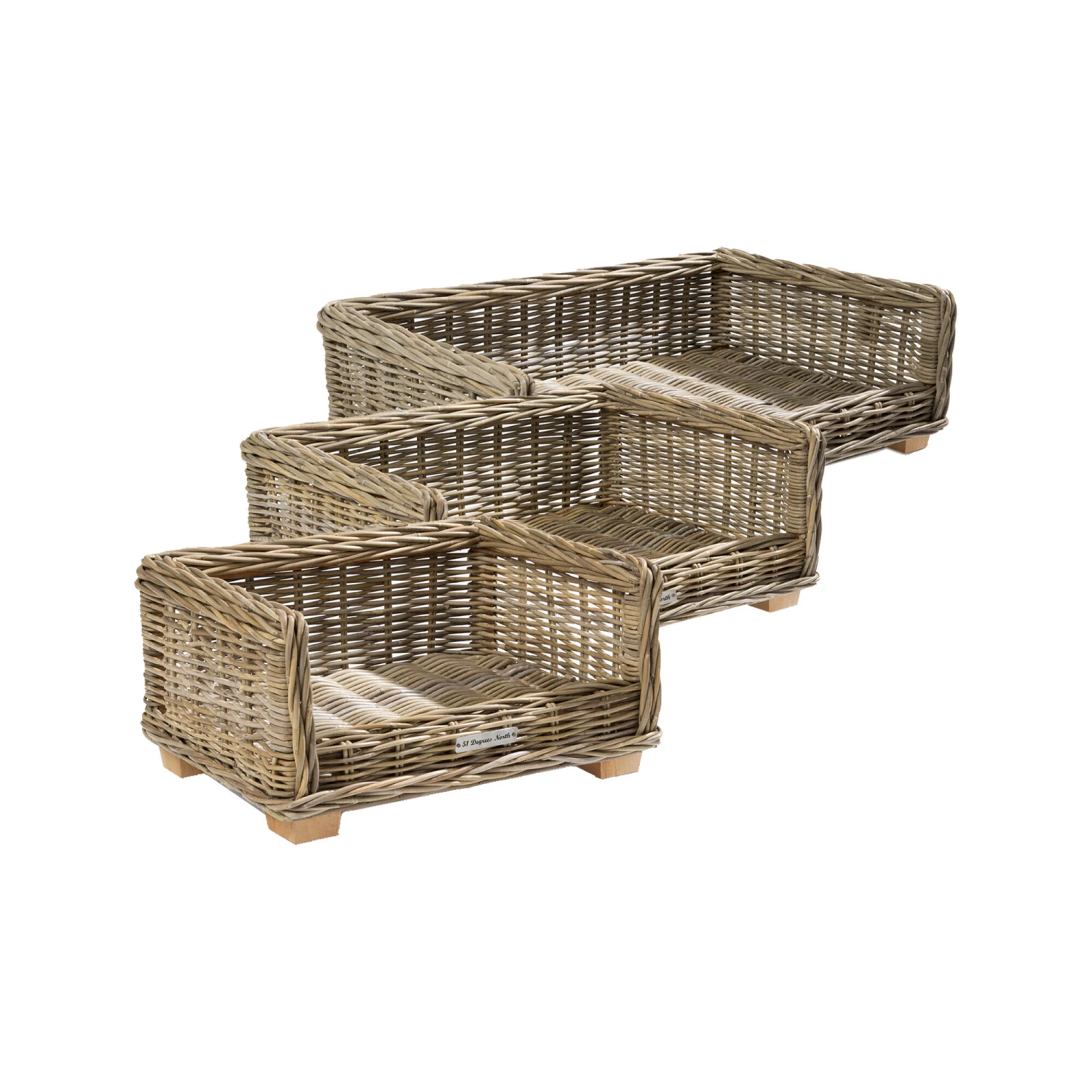 51 Degrees North Rattan Bed 6 51 Degrees North Rattan Bed - Afbeelding 4