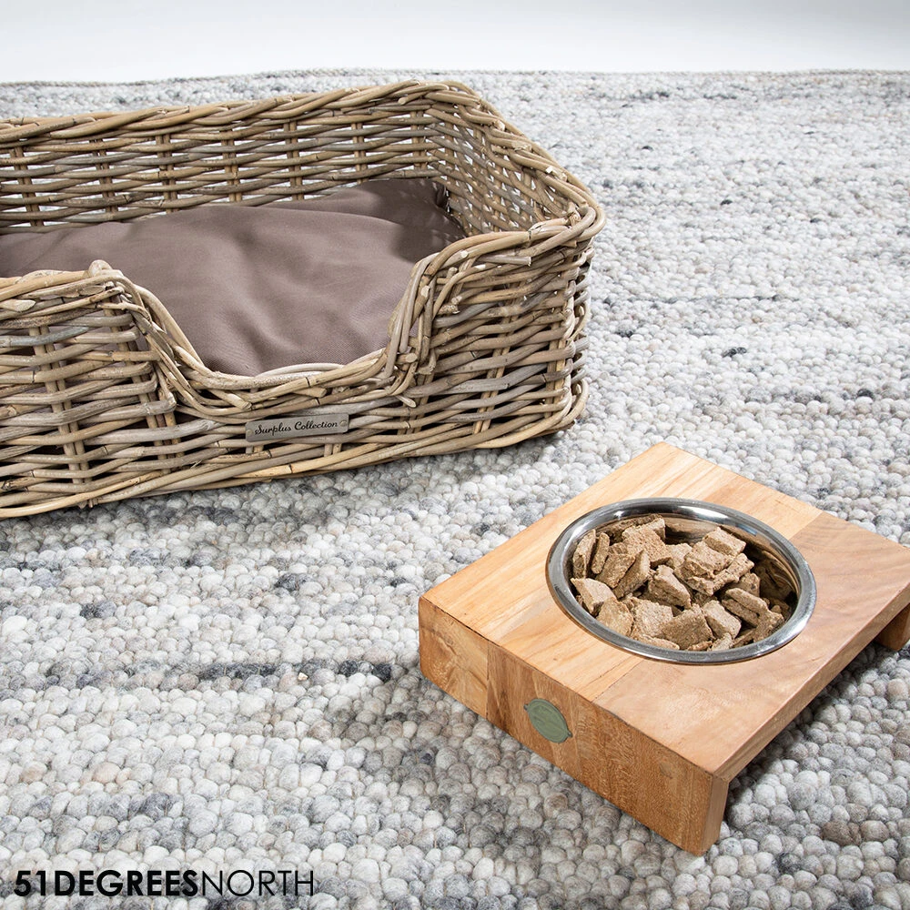 51 Degrees North Voerbak Teak High 7 51 Degrees North Voerbak Teak High - Afbeelding 5