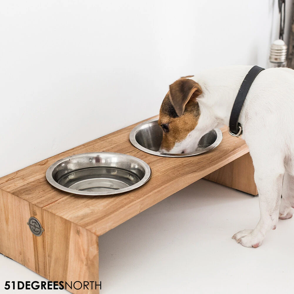 51 Degrees North Voerbak Teak High 11 51 Degrees North Voerbak Teak High - Afbeelding 9