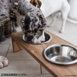 51 Degrees North Voerbak Teak High 21 51 Degrees North Voerbak Teak High -Hondenbenodigdheden 51 degrees north voerbak teak high 211103 1000 none