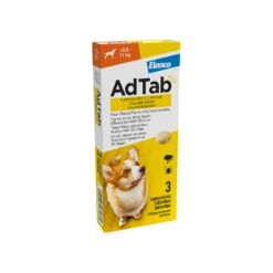 AdTab Kauwtabletten Hond -Hondenbenodigdheden adtab 225mg 55 11 kg 3 tabletten 138405 1500 none