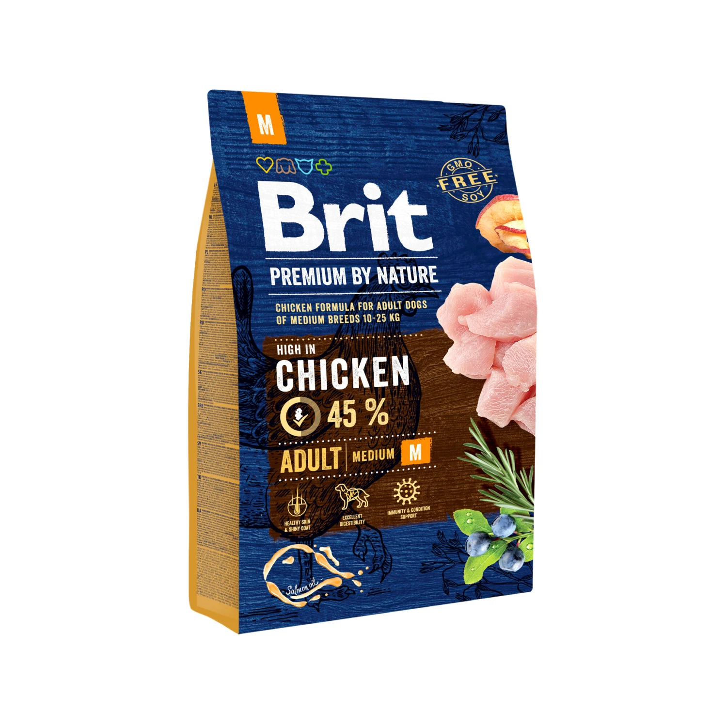 Brit Premium By Nature Adult - Middelgrote Honden 3 Brit Premium By Nature Adult - Middelgrote Honden