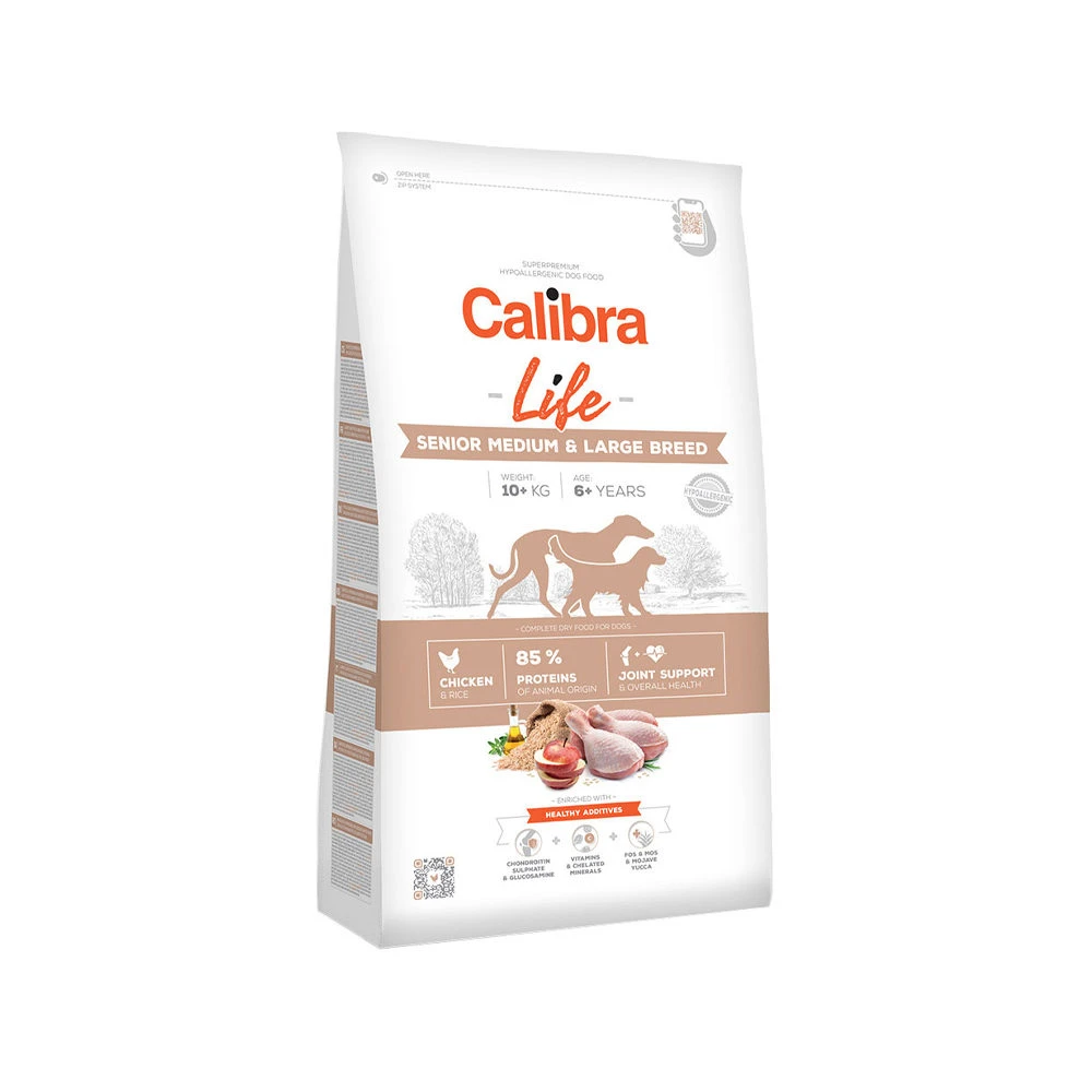 Calibra Dog Life Senior Medium & Large Breed - Kip 4 Calibra Dog Life Senior Medium & Large Breed - Kip - Afbeelding 2