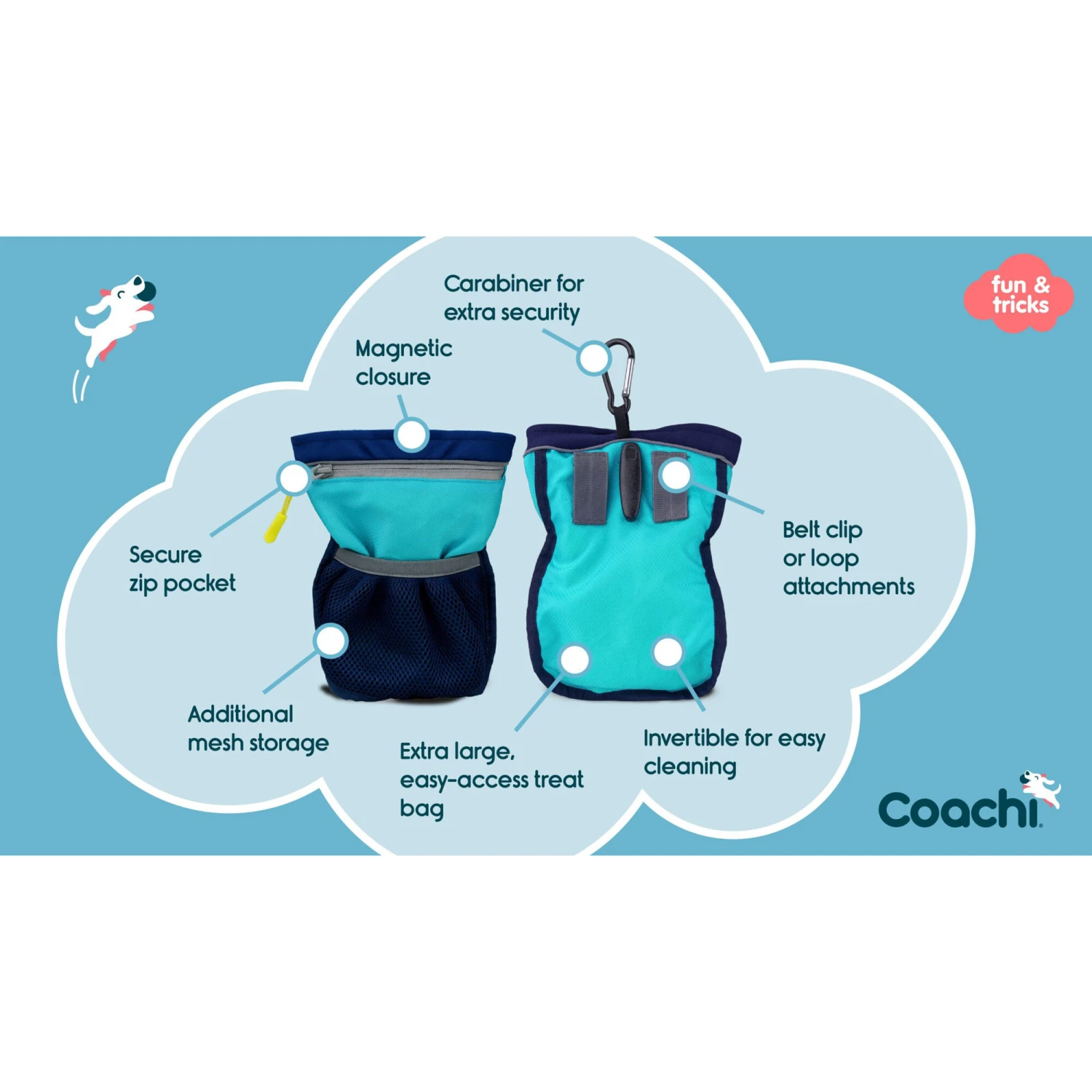 Company Of Animals Coachi Pro Train & Treat Bag 8 Company Of Animals Coachi Pro Train & Treat Bag - Afbeelding 6