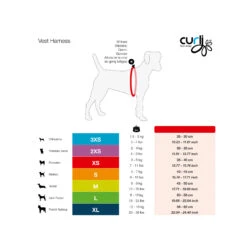 Curli Vest Harness Merino 19 Curli Vest Harness Merino -Hondenbenodigdheden curli vest harness merino black 175267 2000 none