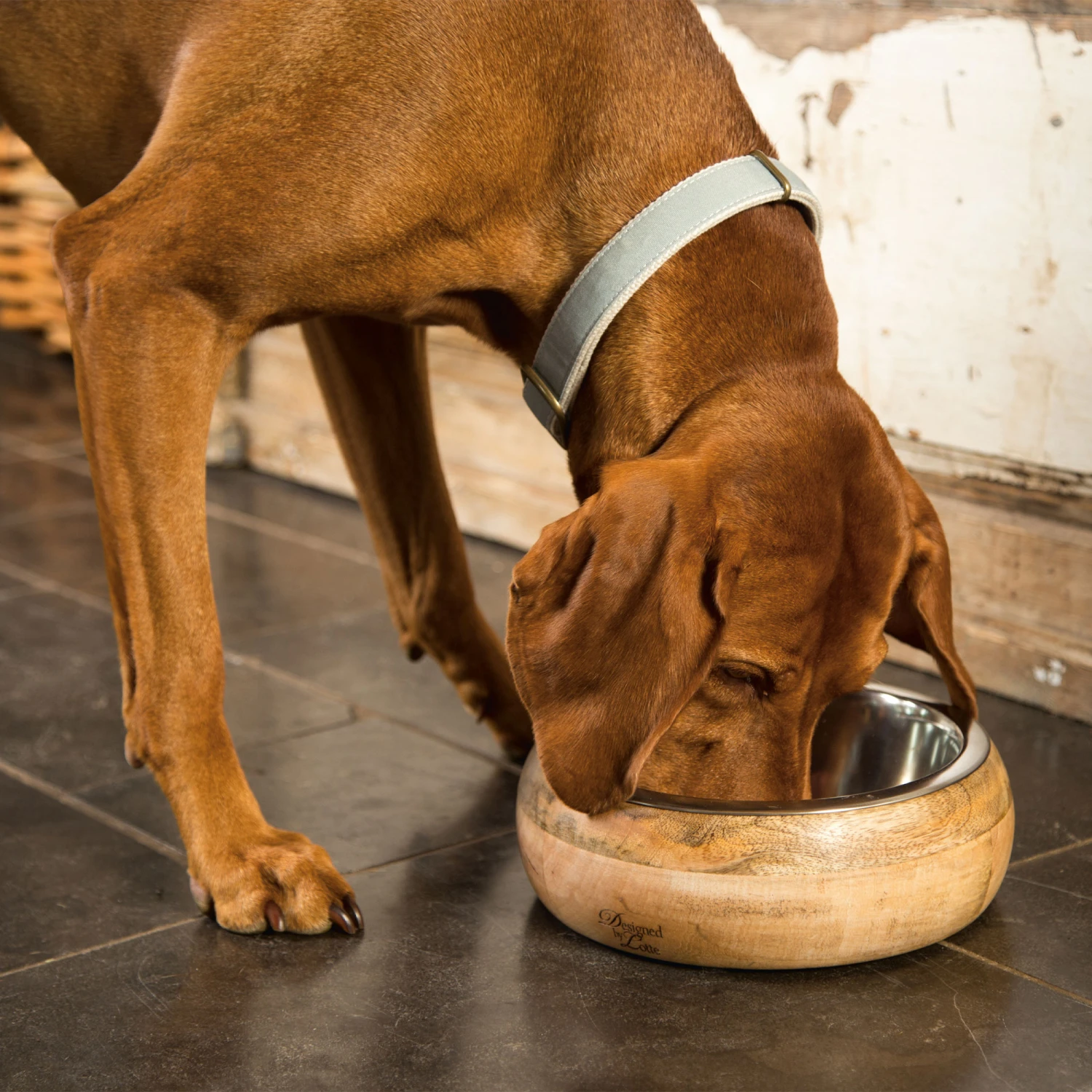 Designed By Lotte Houten Eet- En Drinkbak Mandira 9 Designed By Lotte Houten Eet- En Drinkbak Mandira - Afbeelding 8