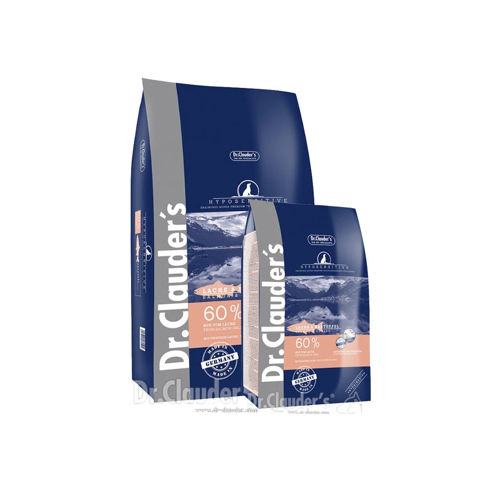 Dr. Clauder's Hyposensitive All Breed Zalm & Aardappel 5 Dr. Clauder's Hyposensitive All Breed Zalm & Aardappel - Afbeelding 3