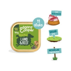 Edgard & Cooper Adult - Lam & Rund - Kuipje -Hondenbenodigdheden edgard cooper adult lam rund kuipje 173626 1000 none