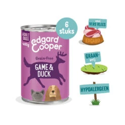 Edgard & Cooper Adult - Wild & Eend - Blik -Hondenbenodigdheden edgard cooper adult wild eend blik 173659 1000 none