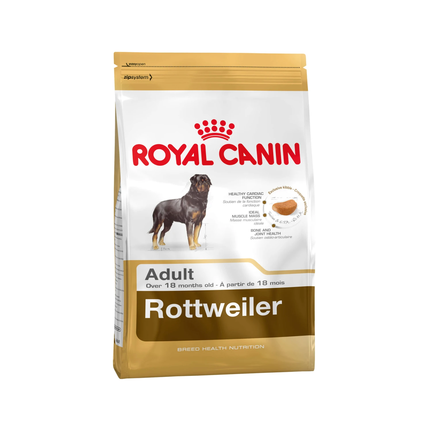 Royal Canin Rottweiler Adult - Hondenvoer 4 Royal Canin Rottweiler Adult - Hondenvoer - Afbeelding 2