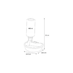 Flamingo Drinkfles Diza -Hondenbenodigdheden flamingo drinkfles diza 222563 1500 none