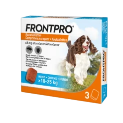 FRONTPRO Kauwtabletten Hond -Hondenbenodigdheden frontpro l 10 25 kg 2 x 3 tabletten 136241 1500 none
