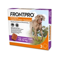 FRONTPRO Kauwtabletten Hond -Hondenbenodigdheden frontpro xl 25 50 kg 2 x 3 tabletten 136240 1500 none