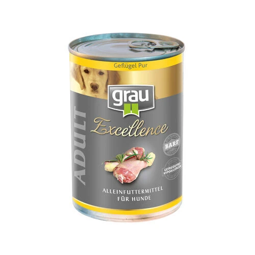 Grau Excellence Adult Puur Hondenvoer - Gevogelte - Blik - Afbeelding 2