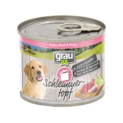 Grau Puppy/Junior Hondenvoer - Kip, Rund En Gierst - Blik