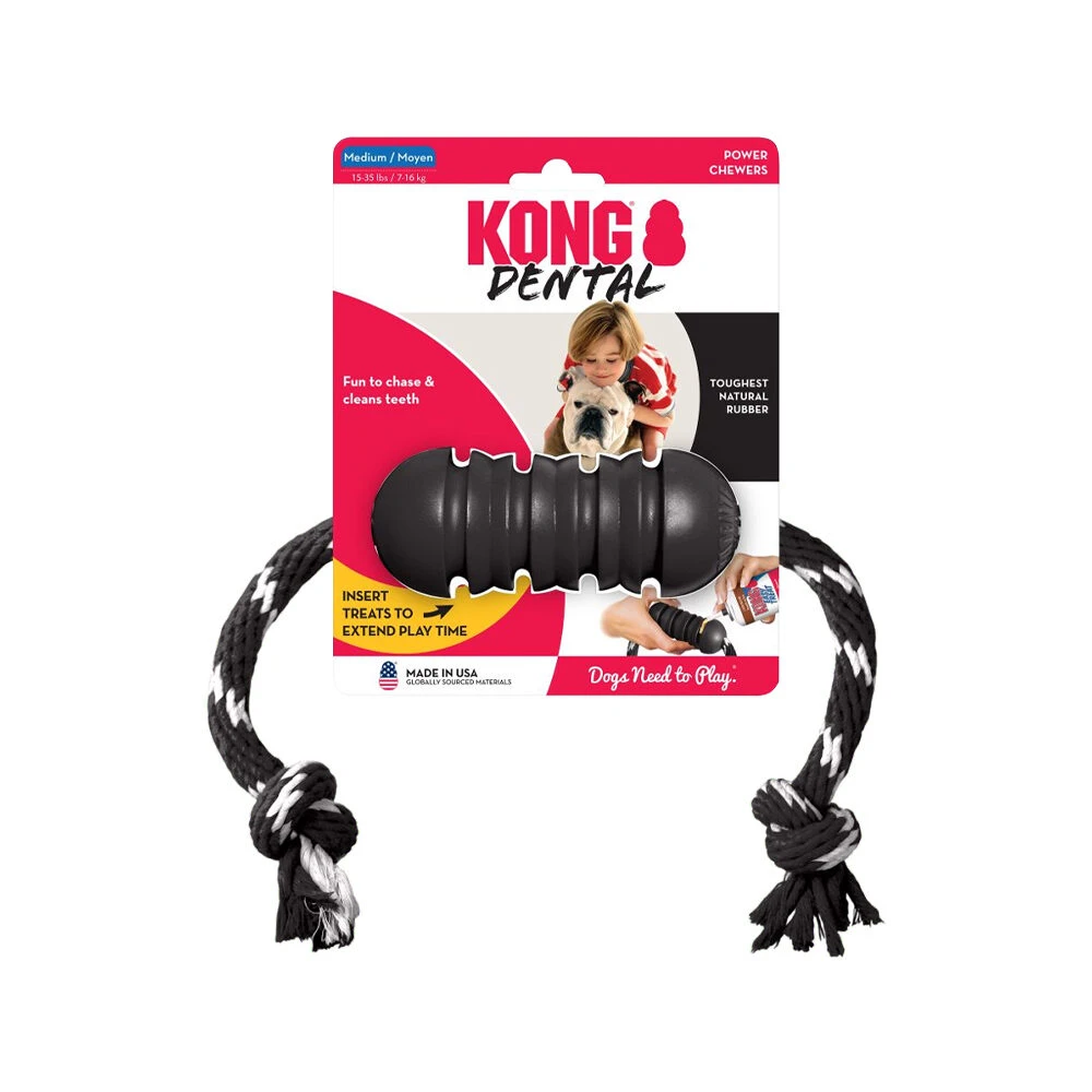 KONG Extreme Dental Met Touw 4 KONG Extreme Dental Met Touw - Afbeelding 2