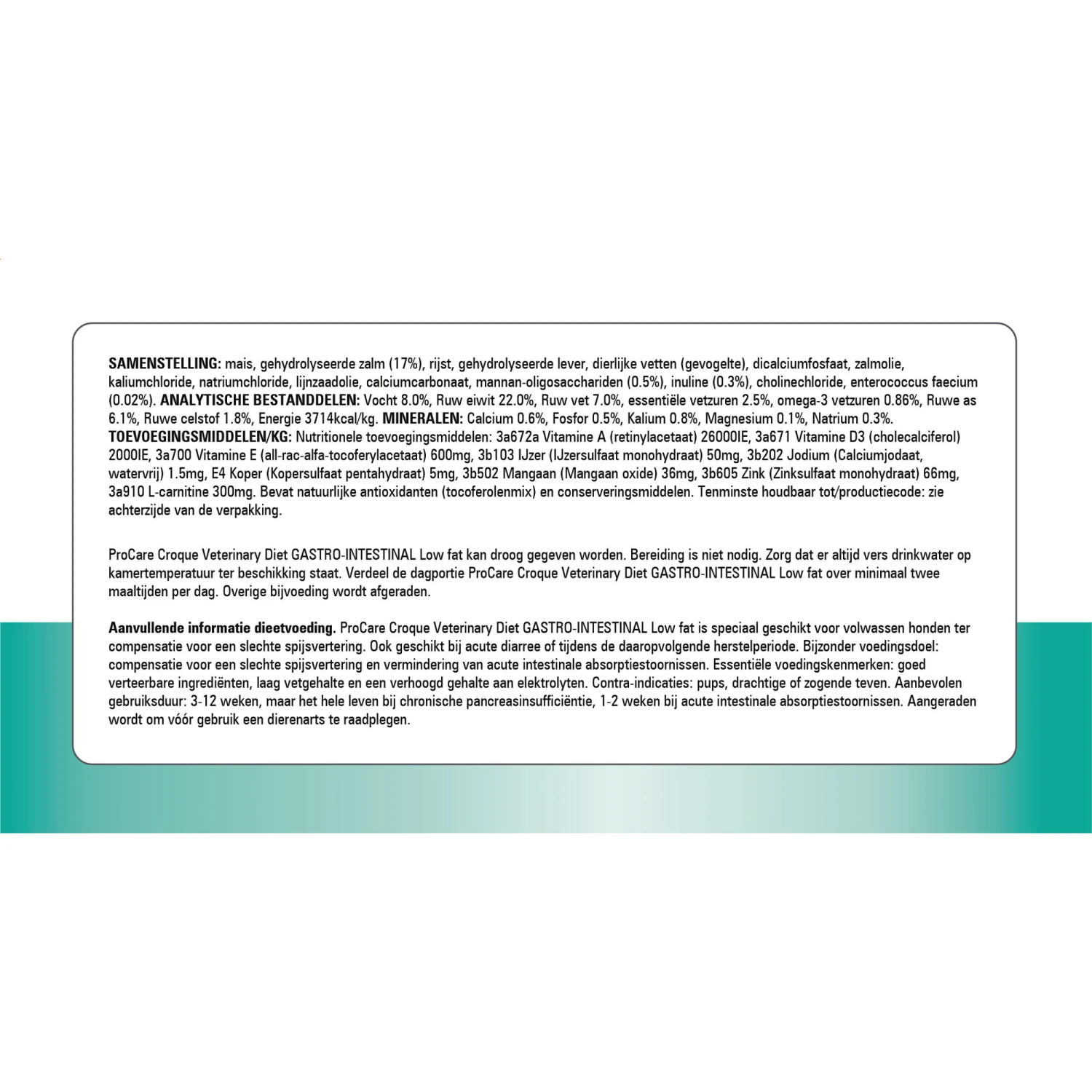 Prins ProCare Croque Gastro-Intestinal Low Fat 11 Prins ProCare Croque Gastro-Intestinal Low Fat - Afbeelding 9