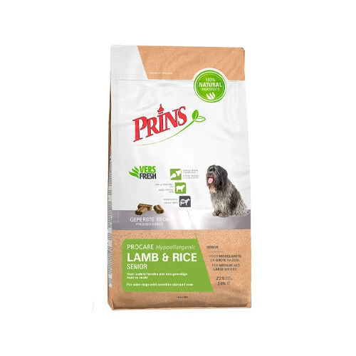 Prins ProCare Lamb & Rice Senior Hypoallergenic 4 Prins ProCare Lamb & Rice Senior Hypoallergenic - Afbeelding 2