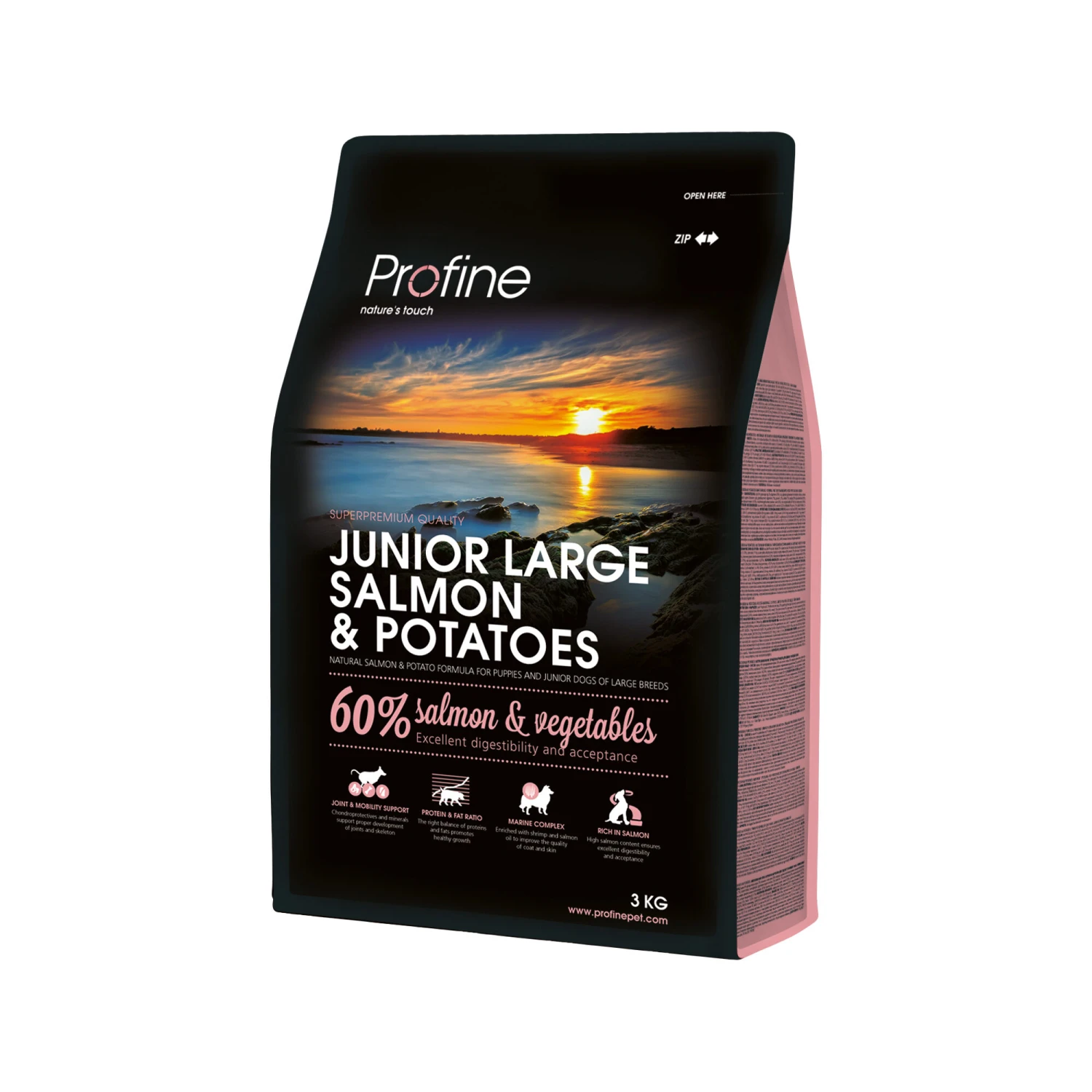 Profine Junior Large Breed - Hondenvoeding - Zalm & Aardappel 6 Profine Junior Large Breed - Hondenvoeding - Zalm & Aardappel - Afbeelding 4