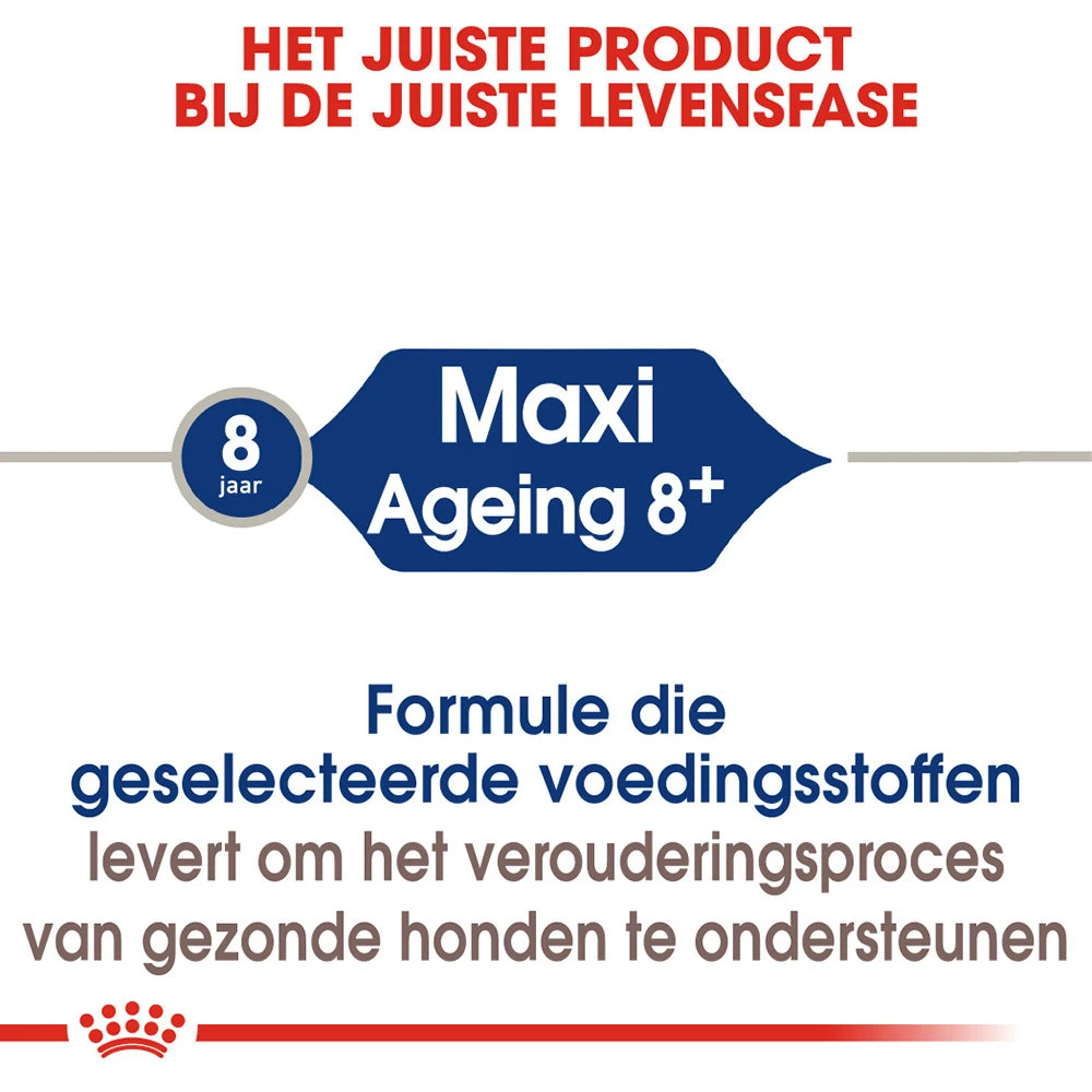 Royal Canin Maxi Ageing 8+ - Hondenvoer 6 Royal Canin Maxi Ageing 8+ - Hondenvoer - Afbeelding 4