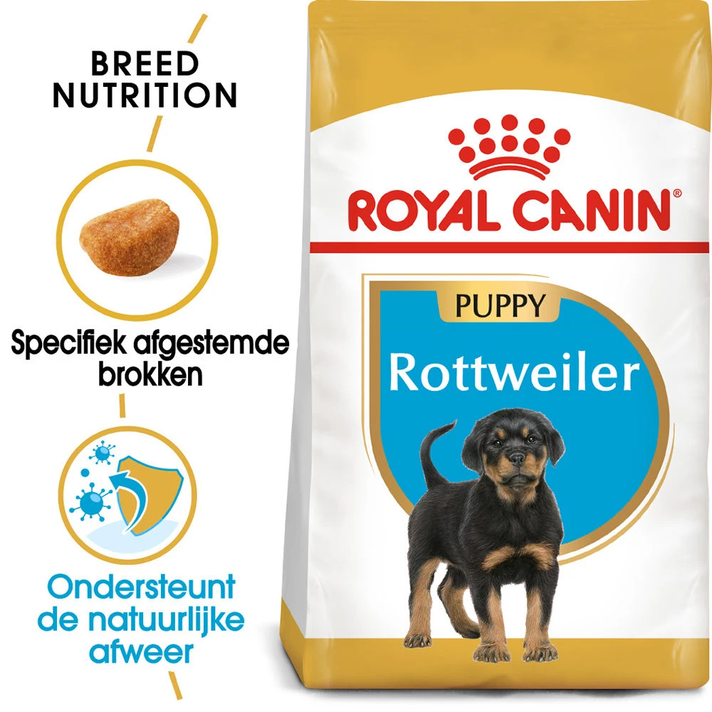 Royal Canin Rottweiler Puppy - Hondenvoer 5 Royal Canin Rottweiler Puppy - Hondenvoer - Afbeelding 3