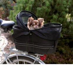 Trixie Fietstas Met Gaaskap -Hondenbenodigdheden trixie fietstas met gaaskap 109087 0500 none