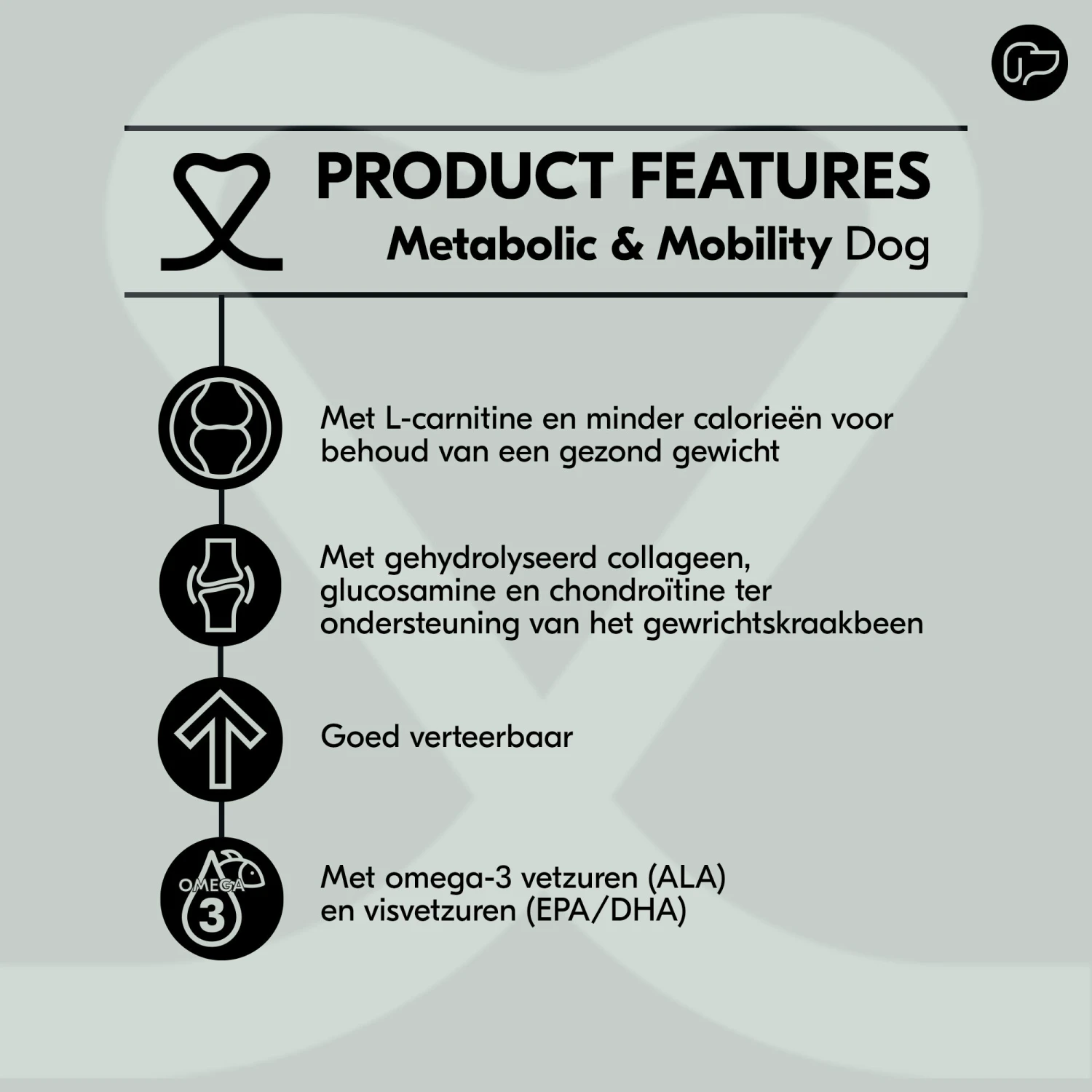 Vetality Metabolic & Mobility - Hondenvoer 7 Vetality Metabolic & Mobility - Hondenvoer - Afbeelding 5